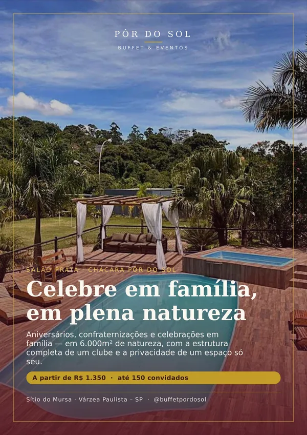 Capa do folder do Salão Prata